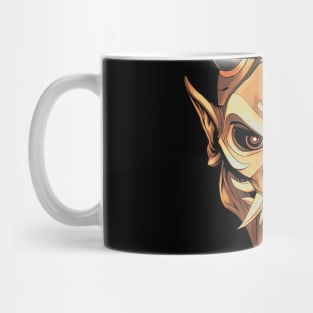 Golden Oni Mask Mug